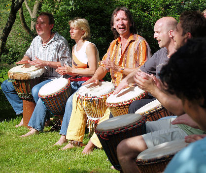 Djembe Trommel Spiel