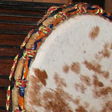 Djembé Art Dunun Bass Trommeln