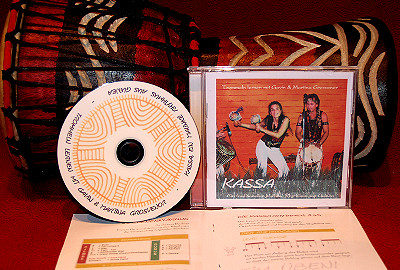 Djembe Trommel CD zum Trommeln spielen lernen