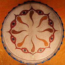 Djembe Art Trommeln Fellbemahlung
