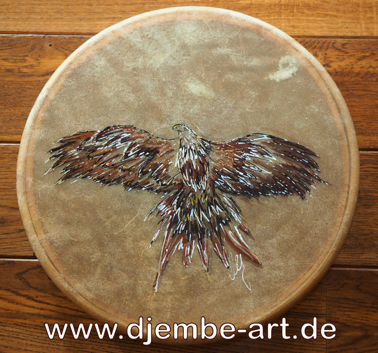 Kleines Dunun Basstrommel Set aus Mali, Beispielfoto