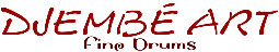 Djemb&eacute; Art Schriftzug