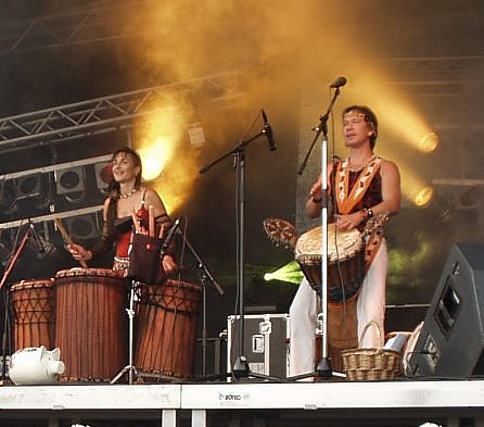 Djemb&eacute; Art Trommeln, Martina & Gavin Grosvenor