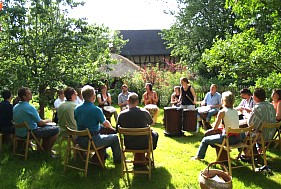 afrikanisches Djembe Trommeln